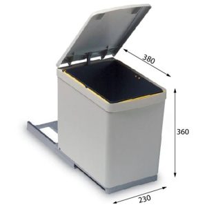 Alveus ALBIO 10 (1x16L) sortownik odpadów