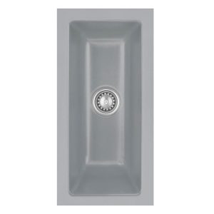 Systemceram Mera 16 U Titan, zlewozmywak ceramiczny, korek manualny
