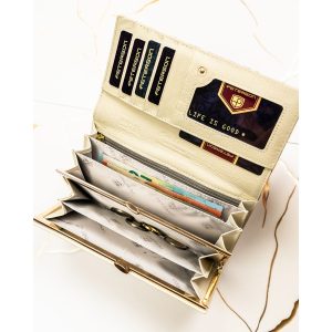 Skóra naturalna + Damski portfel ze skóry ekologicznej Peterson PTN PX24-PF2