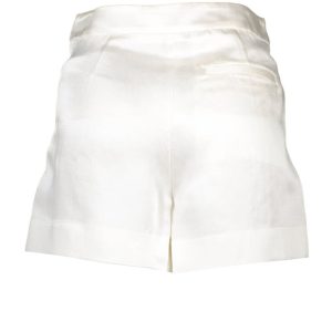 KRÓTKIE SPODNIE JUST CAVALLI WHITE DAMSKIE