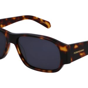 Okulary FERRAGAMO SF1109S571424. Okulary przeciwsłoneczne, Kolor brązowy. Mężczyzna.