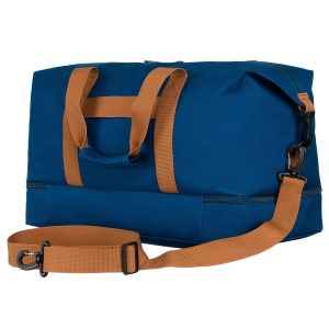 Wodoodporna torba podróżna z poliestru w granatowym kolorze - Peterson
