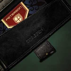 Skórzany męski portfel Peterson PTN N74L-VT