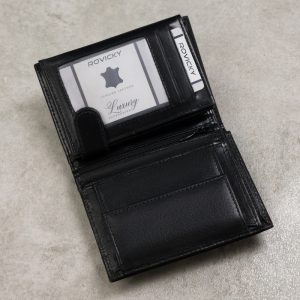 Skórzany portfel na karty i ochroną RFID Protect - Cavaldi