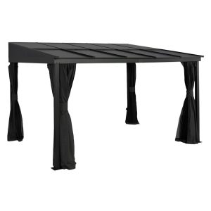 Sojag Aluminiowe zadaszenie tarasu St. Barth 1014 Antracyt 296x424x240cm