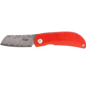 Mcusta PETIT Orange/Blue Micarta Damascus MC-213D