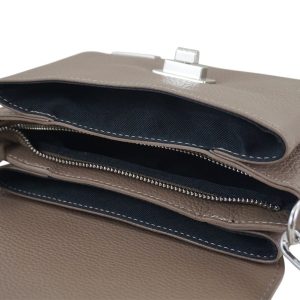 Wizytowa torebka damska Barberinis - Beżowa ciemna