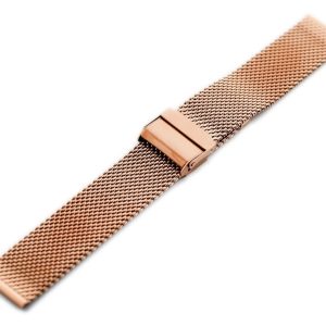 Bransoleta Pacific M8 - siatka HQ - rosegold 18mm