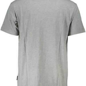 NAPAPIJRI T-SHIRT Z KRÓTKIM RĘKAWEM MĘSKI SZARY
