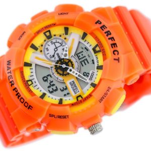 ZEGAREK MĘSKI PERFECT SHOCK (zp219f) - orange