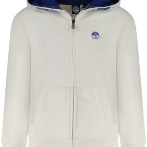 NORTH SAILS DZIECIĘCA BLUZA Z ROZPINANYM NA ZAMEK BIAŁA
