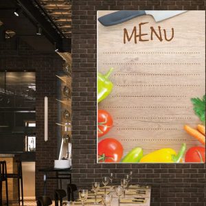 Tablica magnetyczna kredowa menu 27