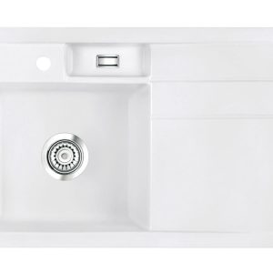 Systemceram BELA 78 Gronland, zlewozmywak ceramiczny, korek manualny