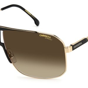 Okulary CARRERA 1043-S-2M2-HA. Okulary przeciwsłoneczne, Kolor czarny złoty. Mężczyzna.