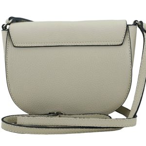 Damskie skórzane listonoszki - Beżowa jasna