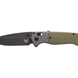 Benchmade PSK MAGNACUT 593BK GRAY & OD GREEN G10