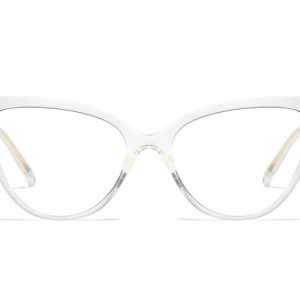 Okulary kocie do komputera damskie z filtrem BLUE Light zerówki 2563-5