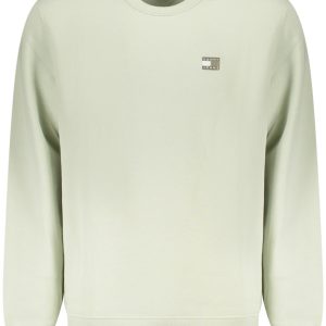 TOMMY HILFIGER MĘSKA BLUZA Z ROZPINANYM NA ZAMEK, ZIELONA