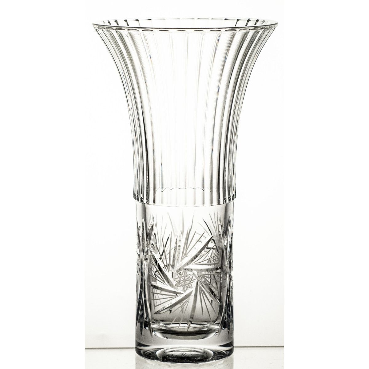 Crystal Julia Wazon kryształowy Młynek 25,6 cm