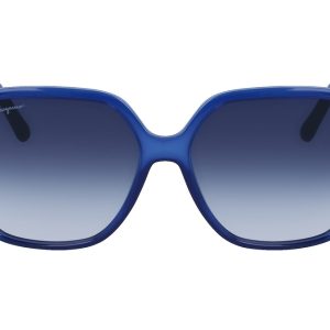 Okulary FERRAGAMO SF1083S571542. Okulary przeciwsłoneczne, Kolor niebieski. Kobieta.