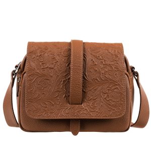 Torebka skórzana Canaletto z tłoczoną klapką – elegancja i ponadczasowy styl TD690s27t4