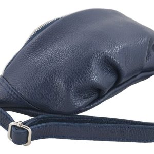 Torebka damska saszetka / nerka - CASUAL - Granatowa