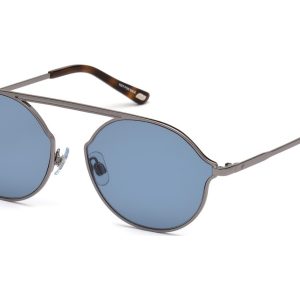 Okulary WEB EYEWEAR WE0198-08V. Okulary przeciwsłoneczne, Kolor srebrny. Unisex.