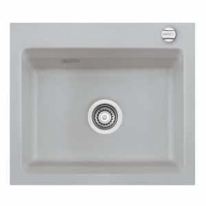 Systemceram Kara 57 Tytan zlewozmywak ceramiczny, korek manualny