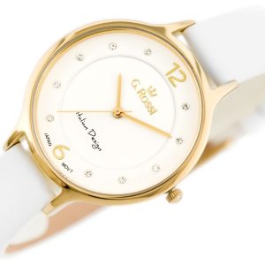 ZEGAREK DAMSKI G. ROSSI - 10411A-3C2 NA PASKU (zg714b) + BOX