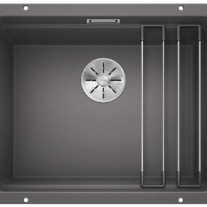 BLANCO ETAGON 500-U Silgranit szarość skały, InFino, szyny