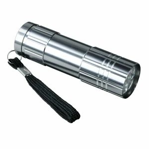 Latarka Led - Srebrny