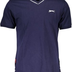 SLAZENGER T-SHIRT Z KRÓTKIM RĘKAWEM MĘSKI NIEBIESKI