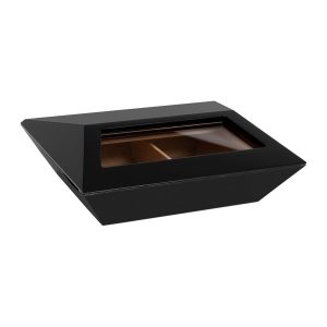 Humidor Supreme UMIDIFICATORE ARIA GLASSTOP BLACK Medium HS-720BLK