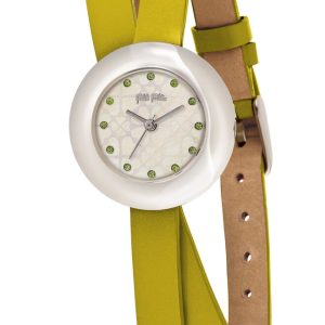 Zegarek FOLLI FOLLIE WF13F030SSO. Kwarcowy, Kolor biały. Kobieta.
