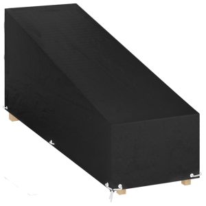 Pokrowiec na leżak ogrodowy, PE, 12 oczek, 205x75x40/70 cm