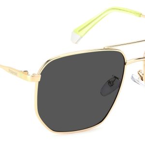 Okulary POLAROID PLD4141GSX2F7. Okulary przeciwsłoneczne, Kolor szary złoty. Mężczyzna.