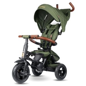 Qplay Rowerek Trójkołowy Rito Deluxe Rubber Olive