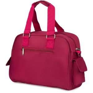 Torebka damska lekka duża A4 modna torba shopperka bordowa na ramię Beltimore J32