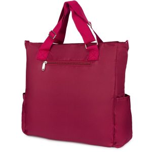 Torebka damska shopperka duża torba lekka A4 bordowa Beltimore J30