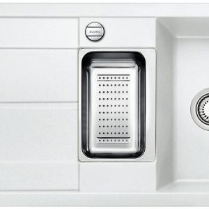 BLANCO METRA 6 S Silgranit biały odwracalny, korek auto., odsączarka stalowa Użyj kodu 23BLA06 i płać mniej