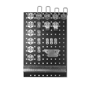 Haczyki do tablicy narzędziowej, zestaw uchwytów, 22 szt.