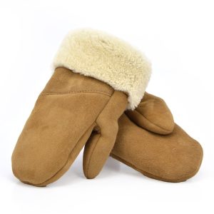 Rękawiczki styl buty EMU jeden palec skóra owca