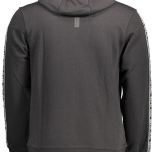 BLUZA KLASA CAVALLI Z ZAMKIEM MĘSKA CZARNA