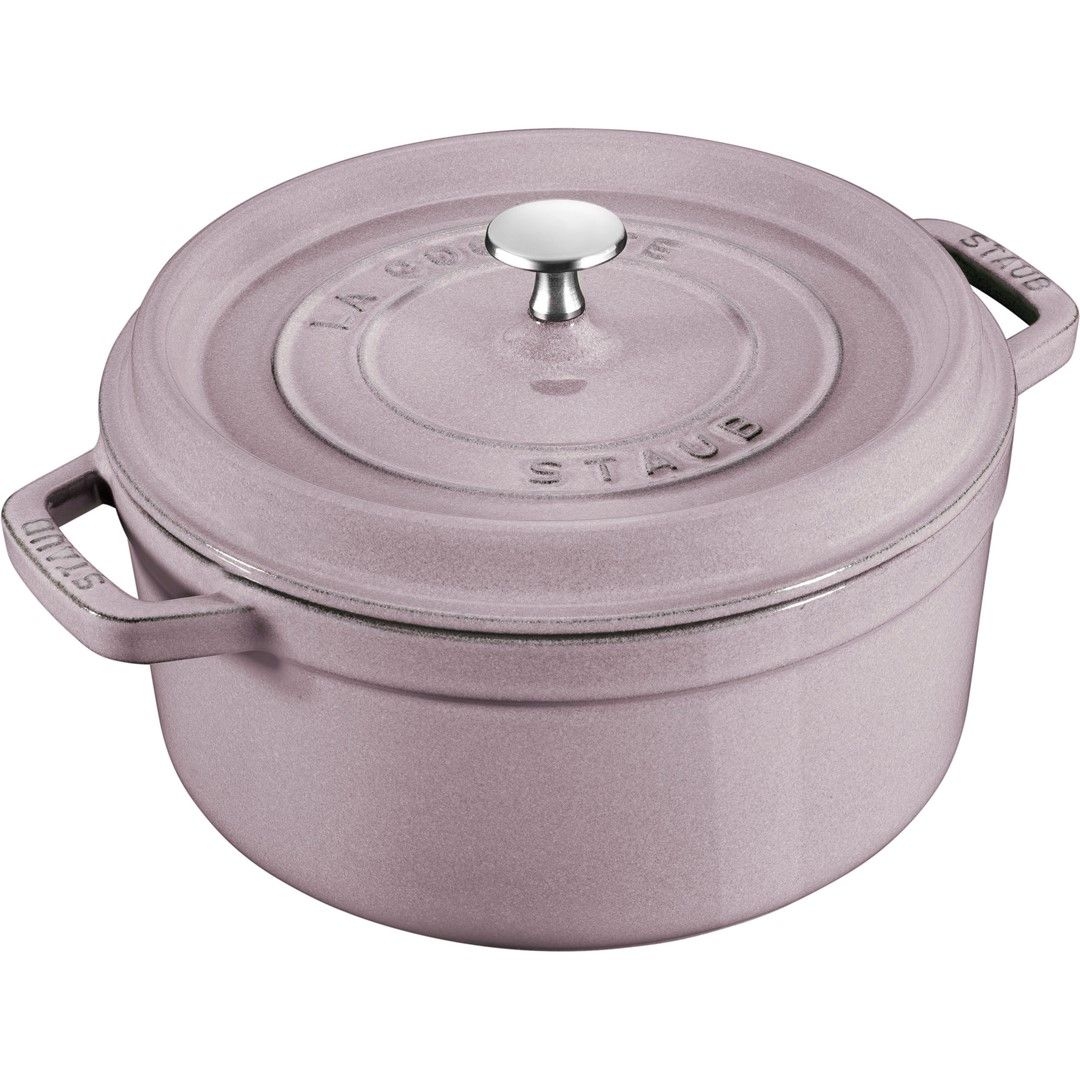 STAUB LA COCOTTE Garnek żeliwny okrągły 3.8 ltr, kwiat wiśni
