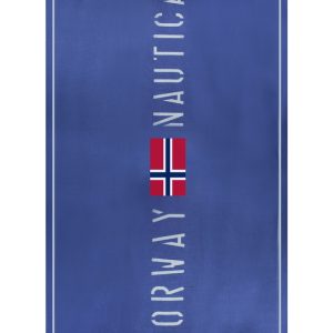 Norway 1963 UNISEX NIEBIESKI RĘCZNIK PLAŻOWY