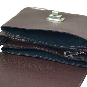 Wizytowa torebka damska Barberinis - Brązowa ciemna