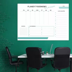 Tablica suchościeralna 473 planer tygodniowy