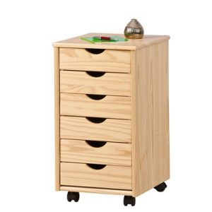 Kontenerek pod biurko sosna mat 36 x 40 x 65 cm Nils