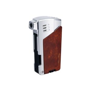 Vector ACCENDINO x PIPA GLADIUS ANGLED FLAME W/TOOLS 10 Mahogany Marble