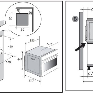 KOMPAKTOWA MIKROFALÓWKA Z GRILLEM DKC4756MB czarny